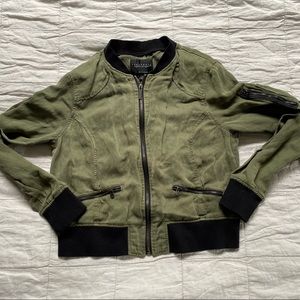 Sanctuary Green zip up jacket
